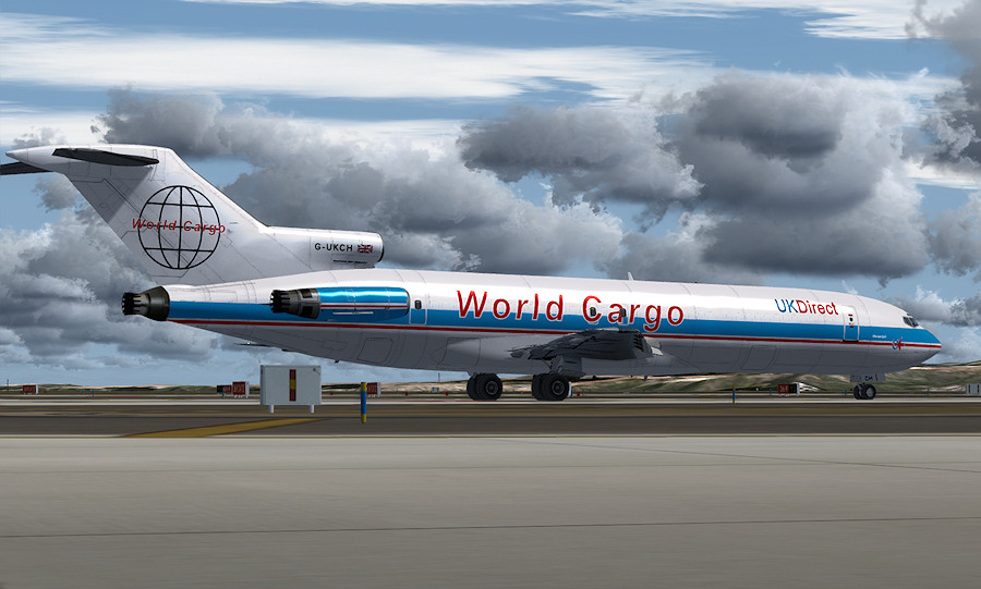 Boeing 727-200F in UKWC colours