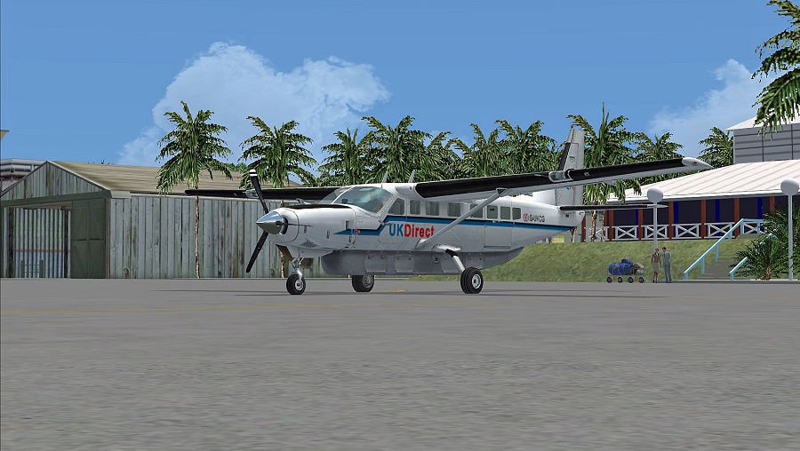 C208 at Nevis