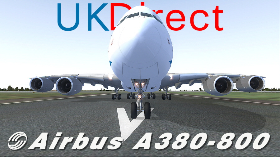 A380-800 head on
