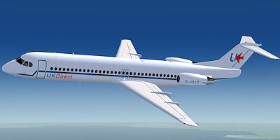 UKD Flokker 100 G-UKLB