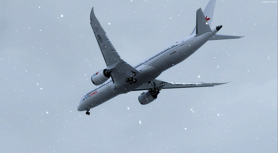 787-9 Dreamliner in UKDirect livery