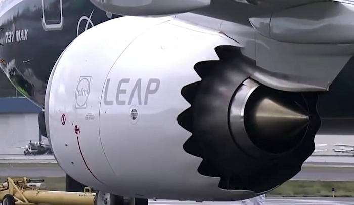 leap engine on Boeing 737 MAX