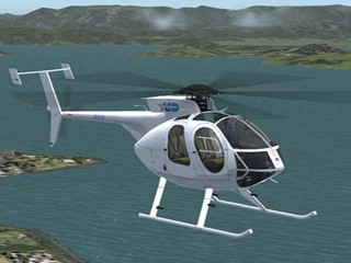 McDonnell Douglas MD500E in MS Flight simulator 2004